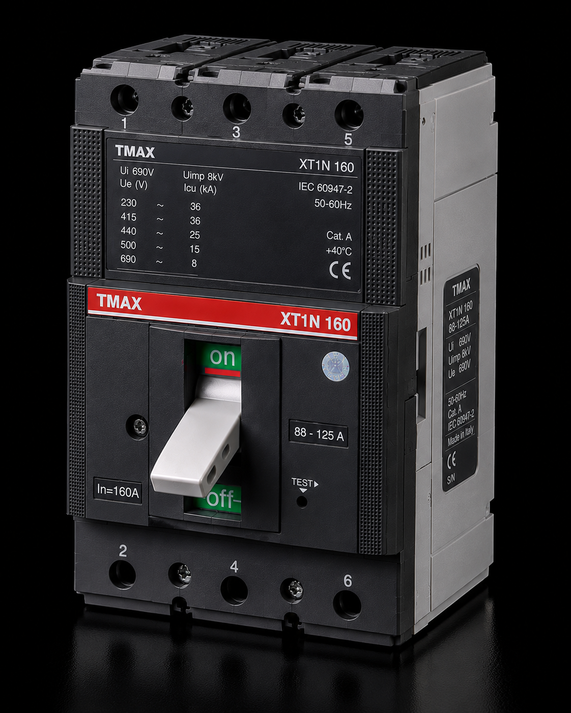 TMAX XT1N160 88-125A Kompakt Şalter (MCCB – Termik Manyetik)