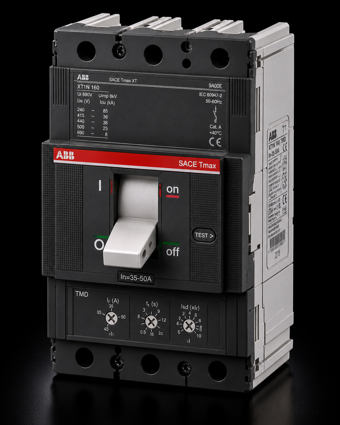 ABB XT1N 160 35-50A Kompakt Şalter (MCCB – Termik Manyetik)