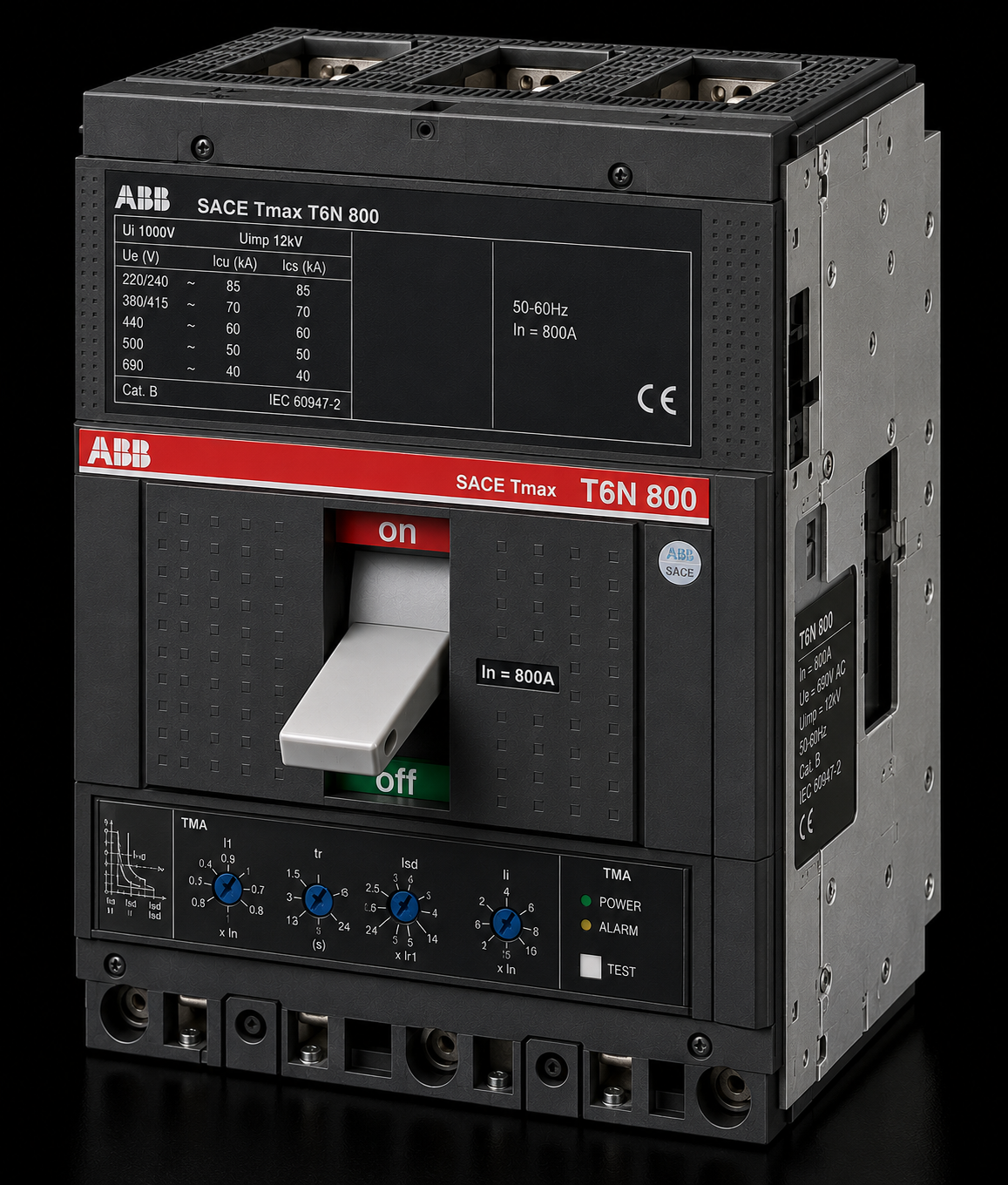 ABB SACE TMAX T6N 800 Serisi Kompakt Tipi Devre Kesici (MCCB)