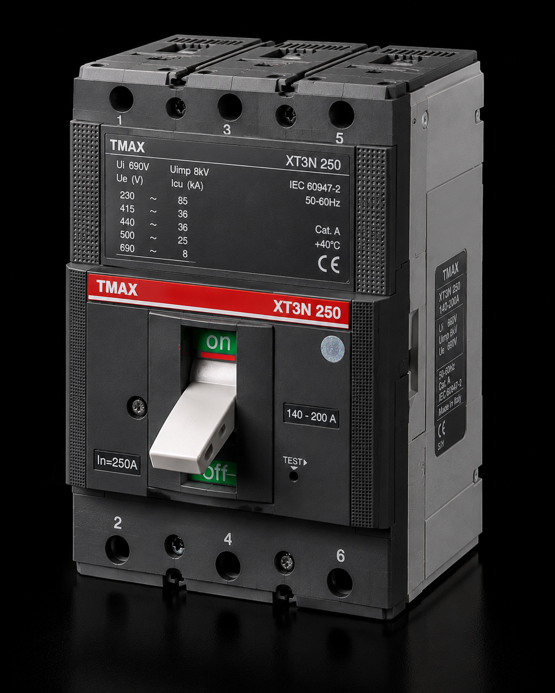 TMAX XT3N250 140-200A Kompakt Şalter (MCCB – Termik Manyetik)
