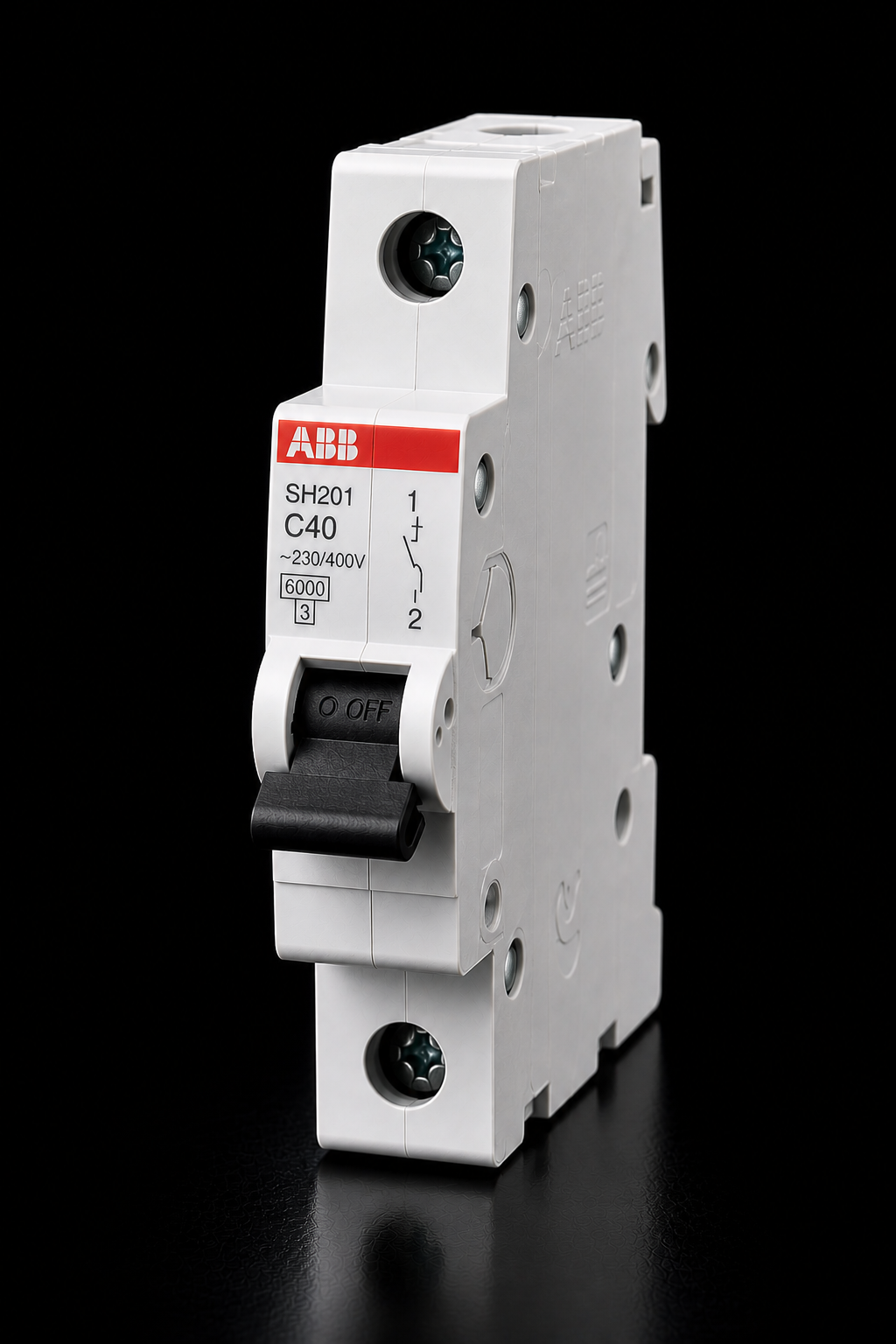 ABB SH201 C40 Otomatik Sigorta (1P – Tek Kutuplu, Monofaze)