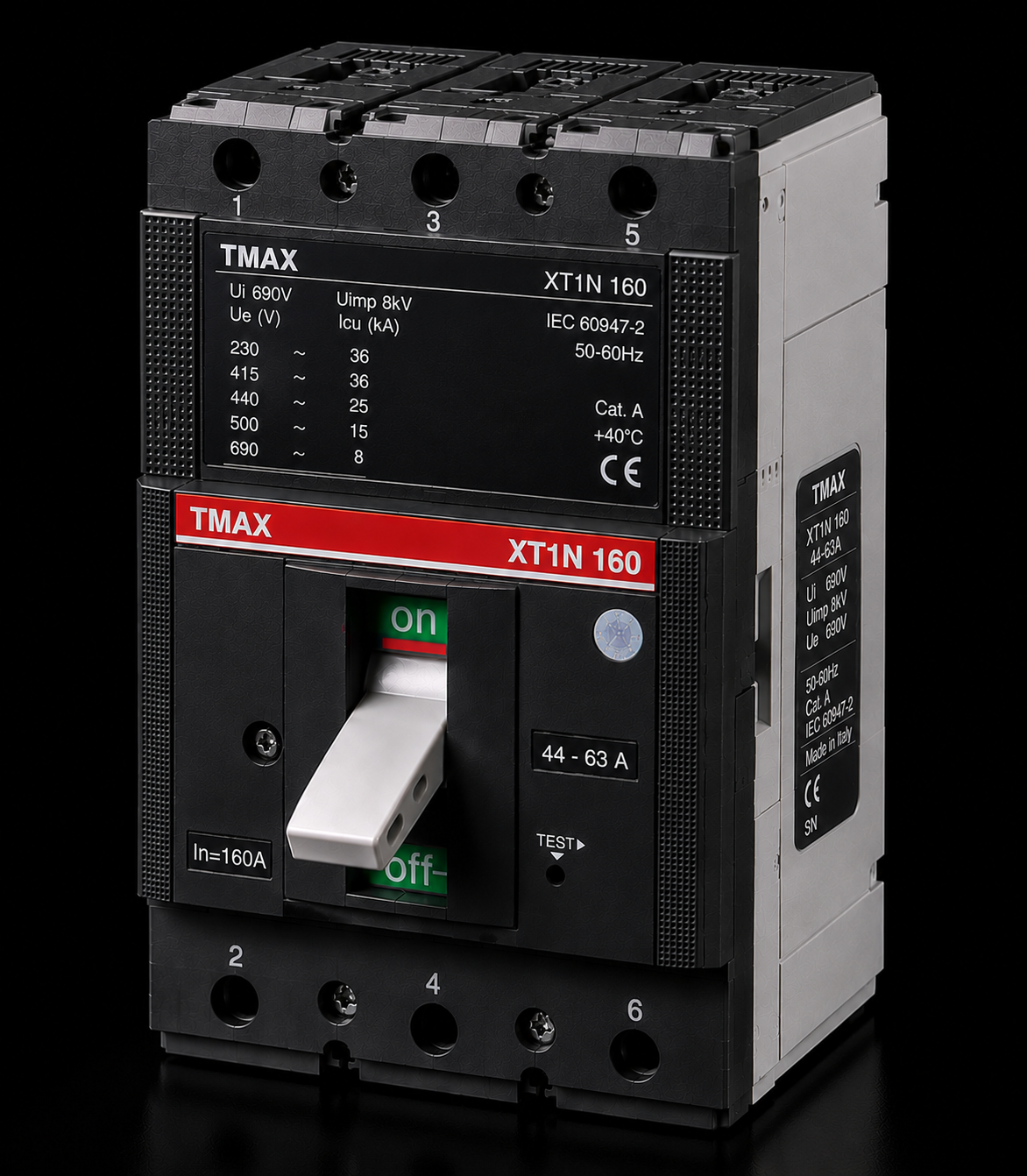 TMAX XT1N160 44-63A Kompakt Şalter (MCCB – Termik Manyetik)