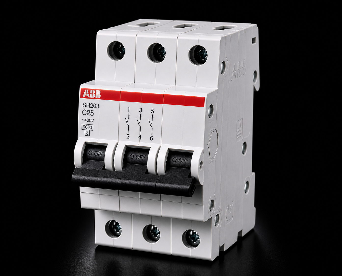 SH203 C25 Otomatik Sigorta (3P – Trifaze, C Tipi)