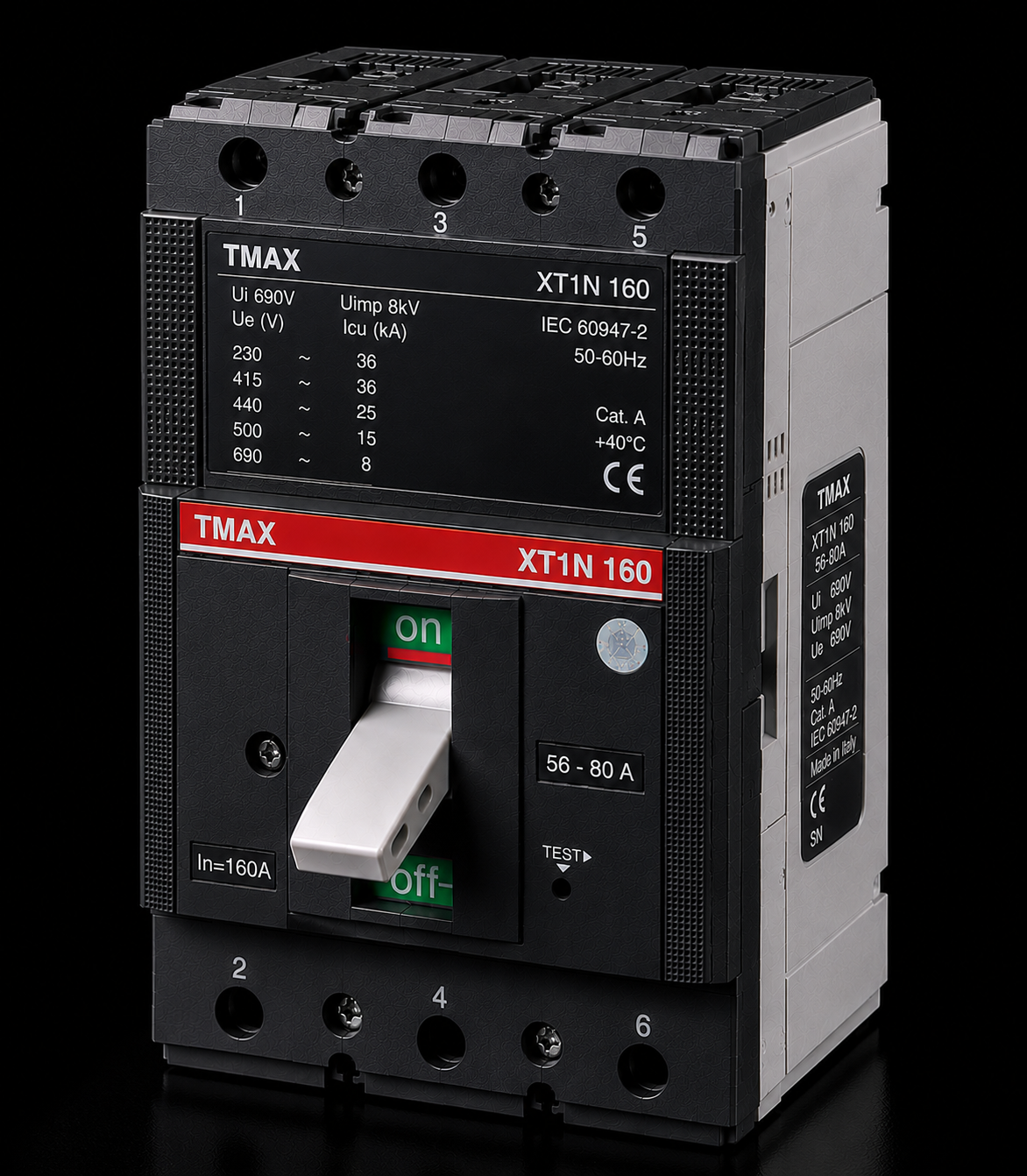 TMAX XT1N160 56-80A Kompakt Şalter (MCCB – Termik Manyetik)