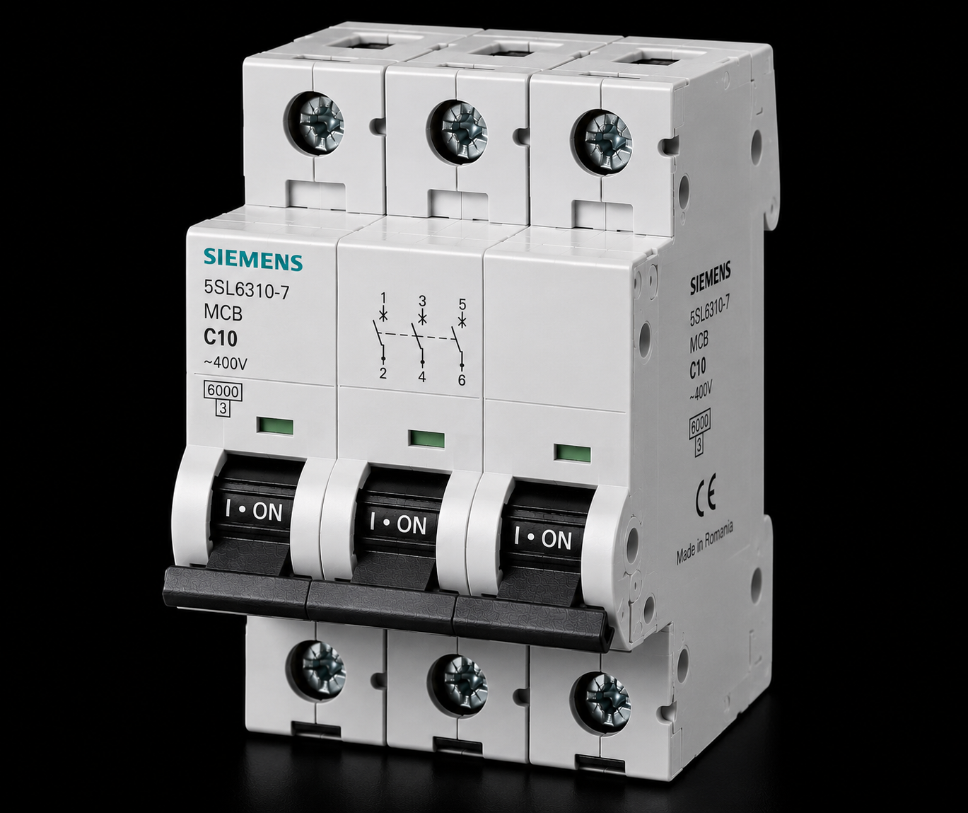 SIEMENS 5SL6310-7 C10 Trifaze Otomatik Sigorta