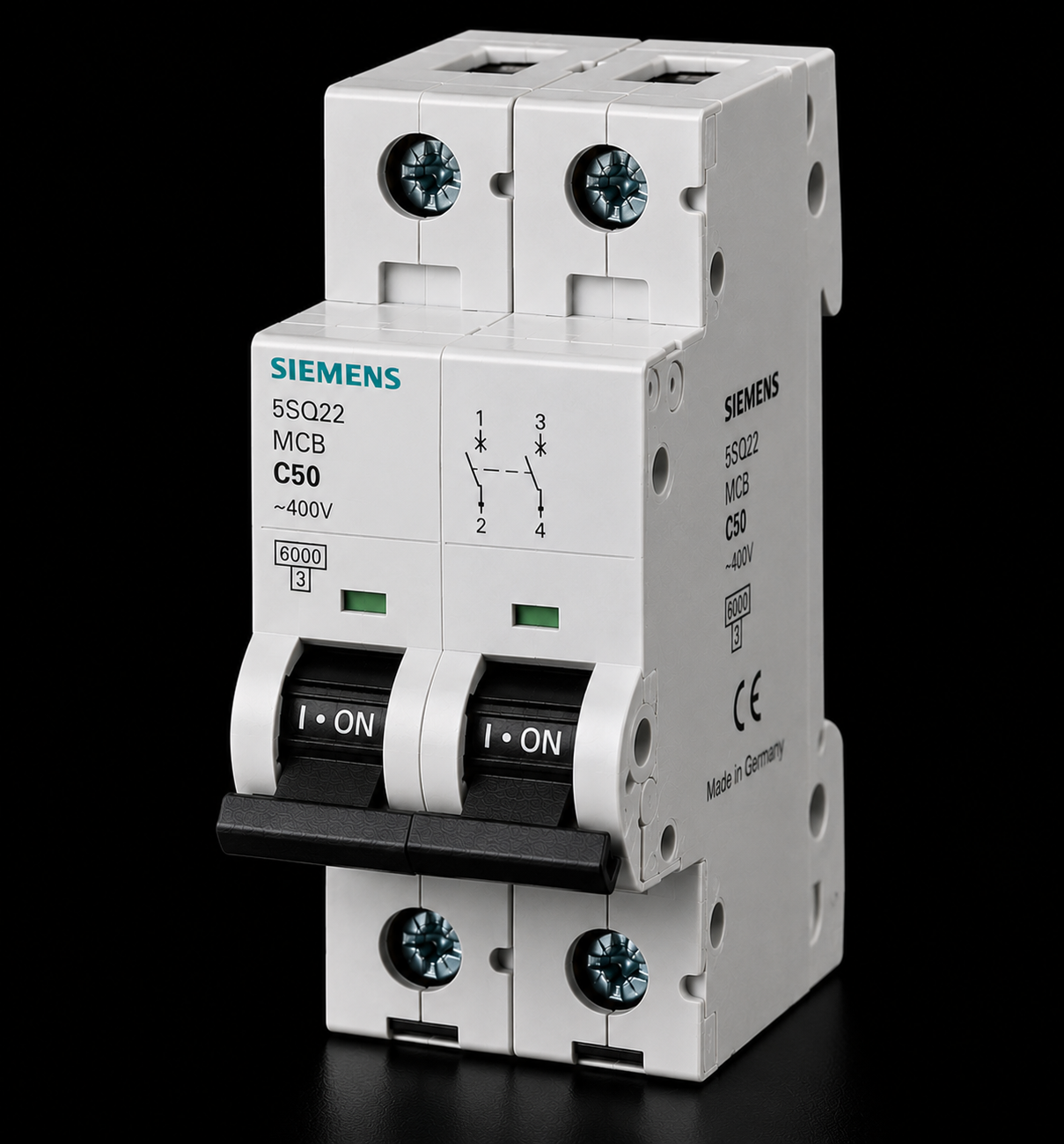 SIEMENS 5SQ22 C50 İkili Otomatik Sigorta