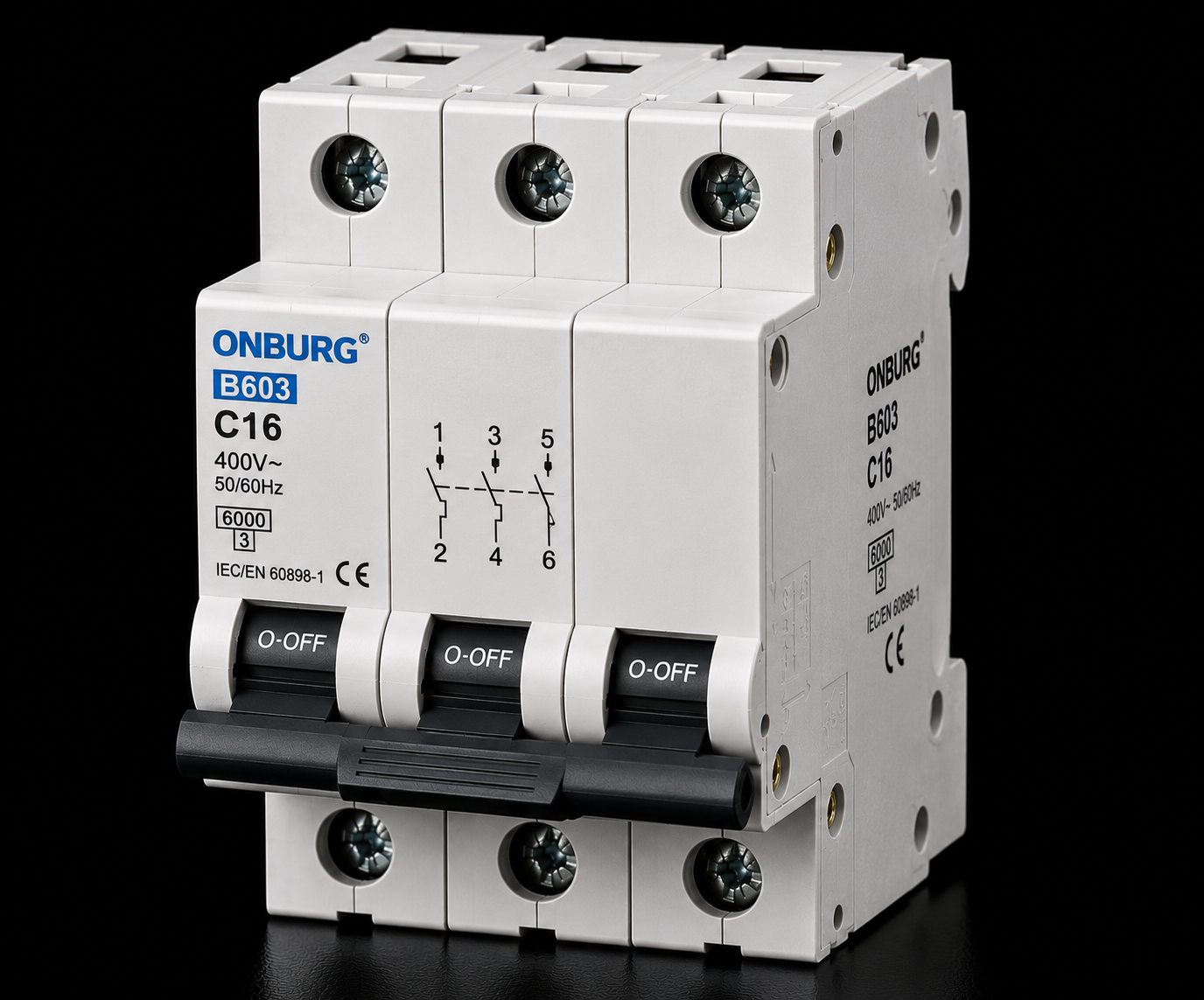 ONBURG B603 C16 Trifaze Otomatik Sigorta