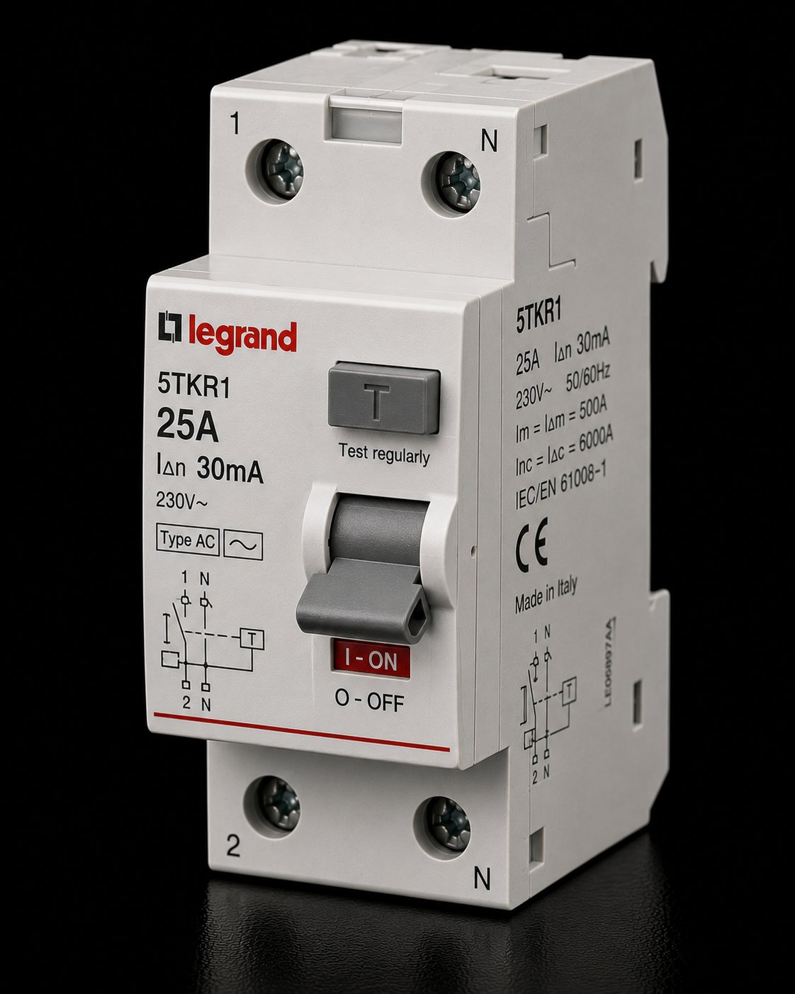 LEGRAND 5TKR1 25A 30mA Kaçak Akım Koruma Rölesi