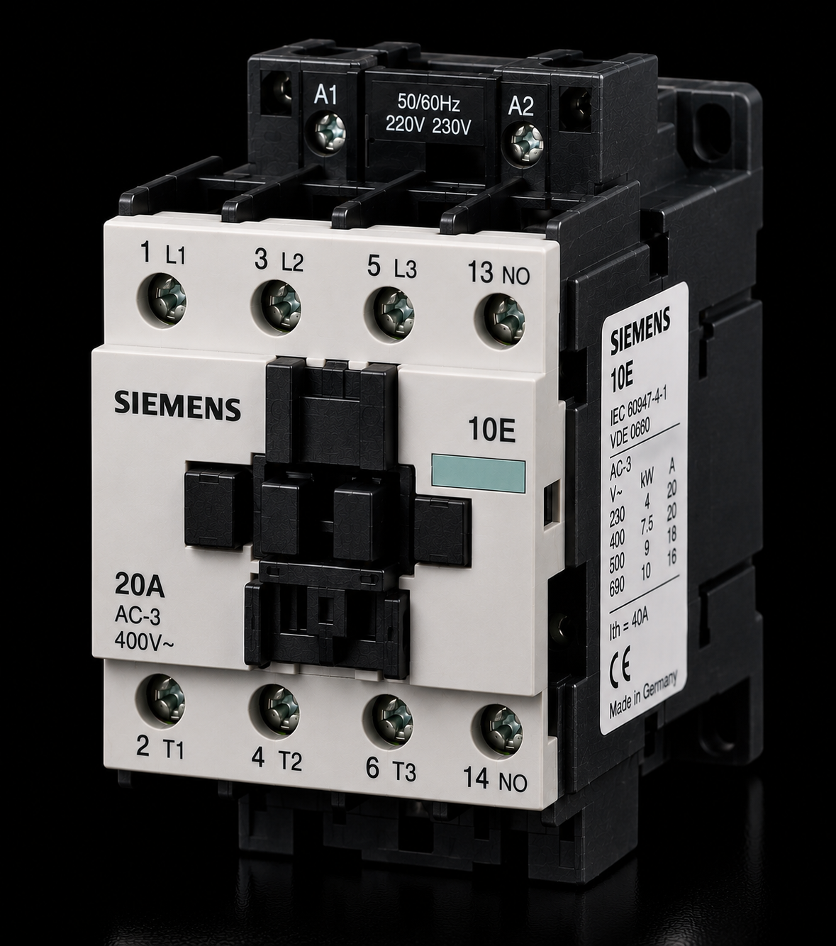 SIEMENS 10E 20A Kontaktör