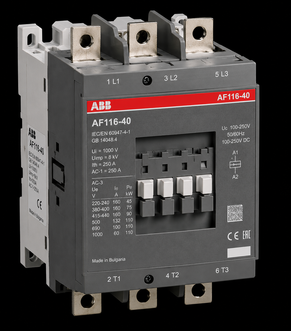 ABB AF116-40 160A Kontaktör