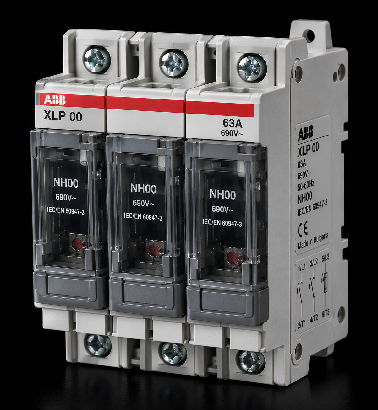 ABB XLP00 63A Yük Ayırıcı (Sigortalı Yük Ayırıcı – NH00)