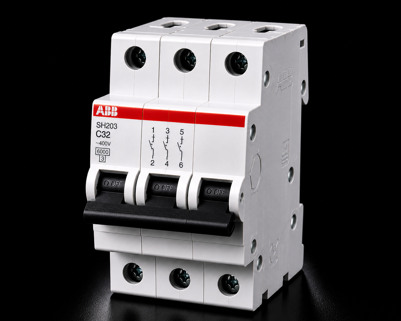ABB SH203 C32 Otomatik Sigorta (3P – Trifaze, C Tipi)
