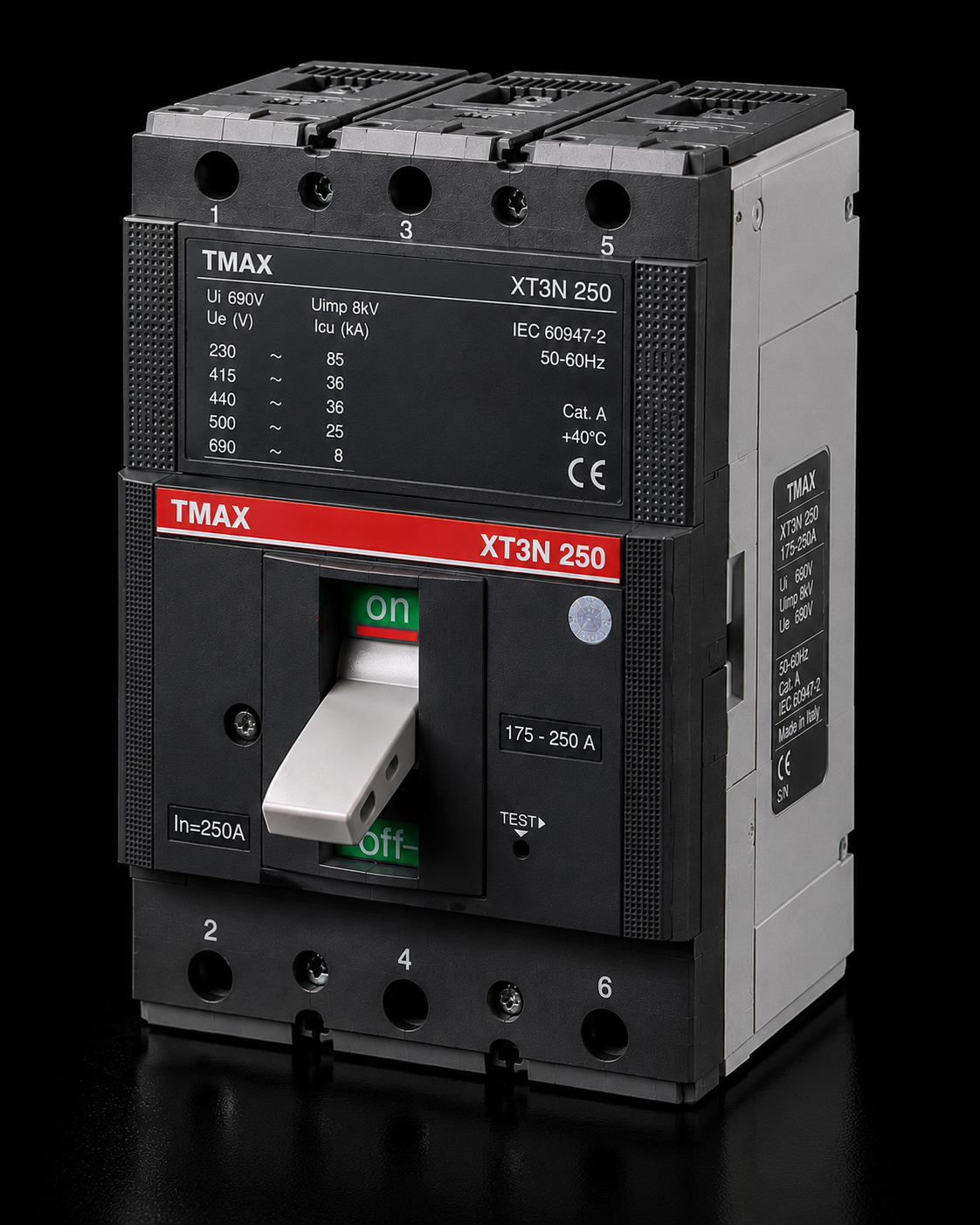TMAX XT3N250 175-250A Kompakt Şalter (MCCB – Termik Manyetik)
